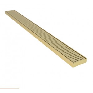 Lauxes Aluminium Next Generation 26 Floor Grate Matte Yellow Gold 300*100*26mm